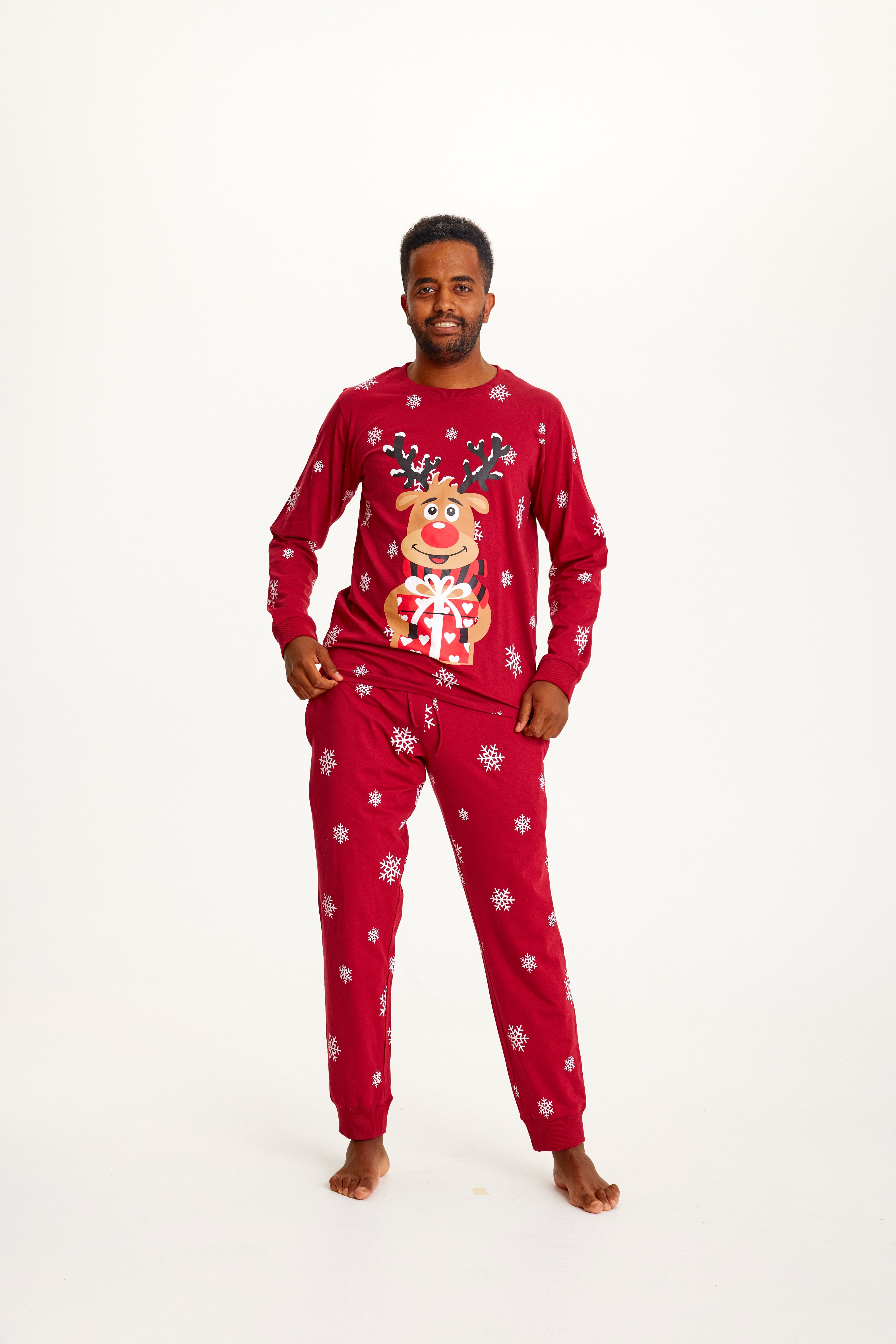 Rudolph’s Cute Red Christmas Pyjamas – Men