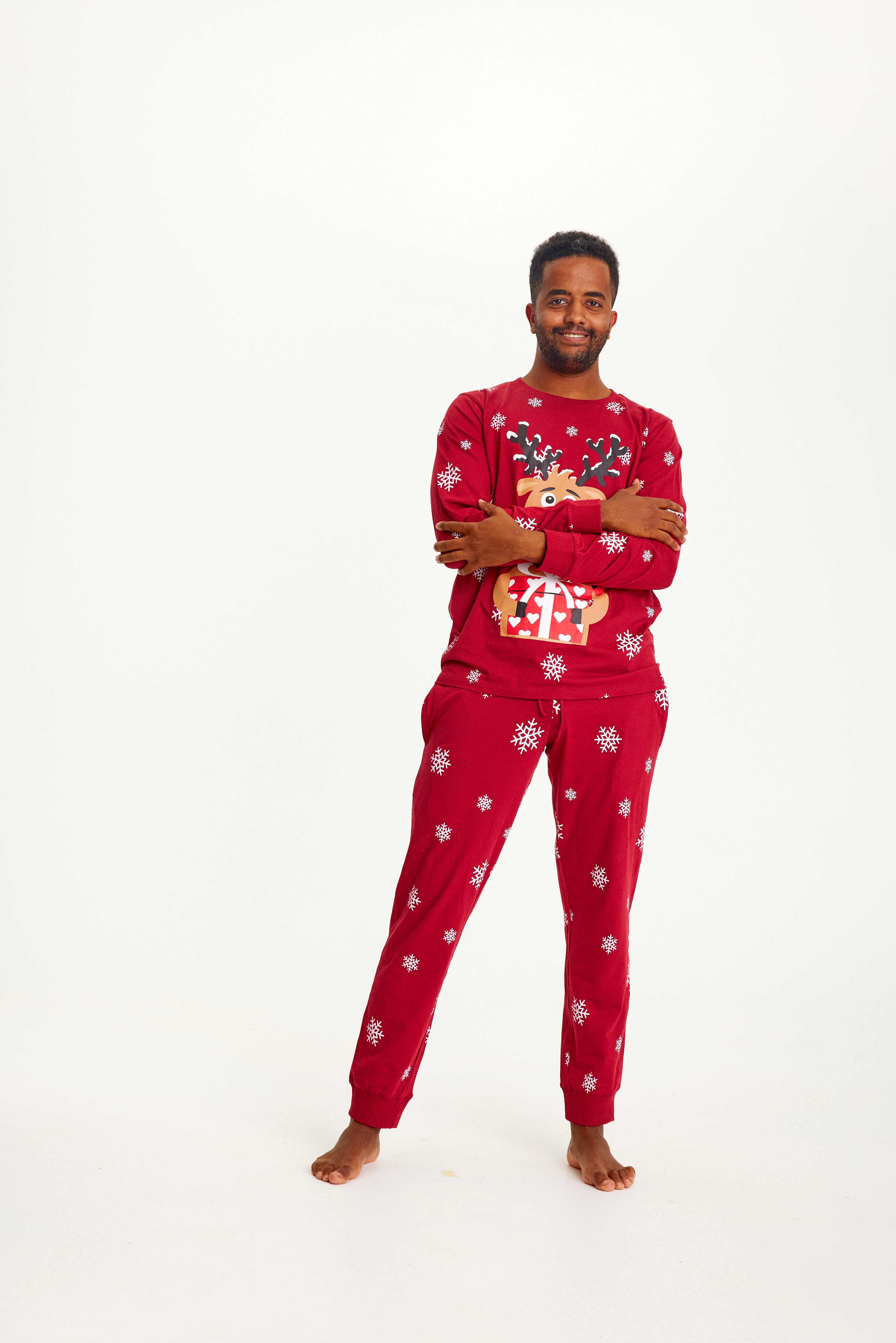 Rudolph’s Cute Red Christmas Pyjamas – Men
