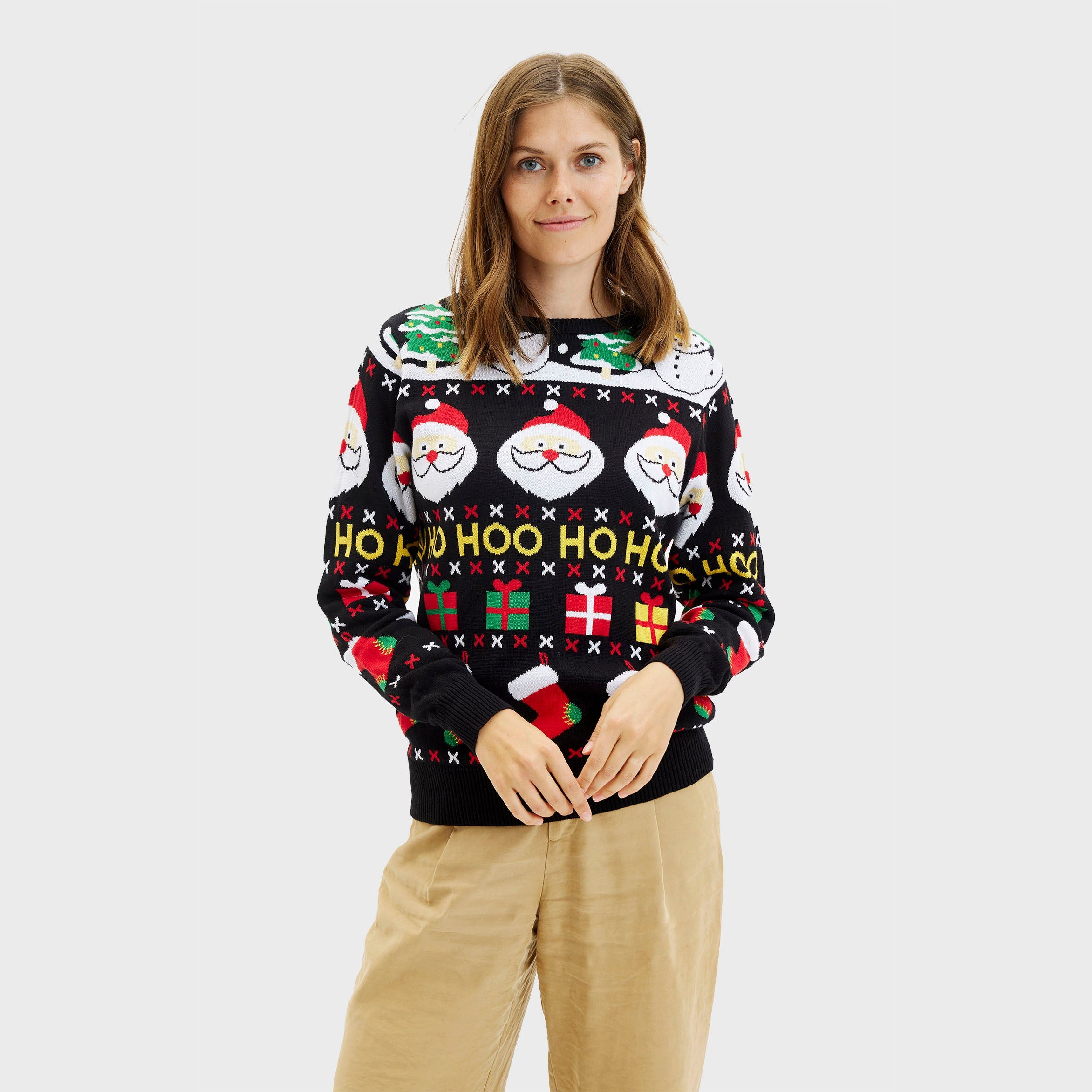 The Cheerful Christmas Sweater – Women