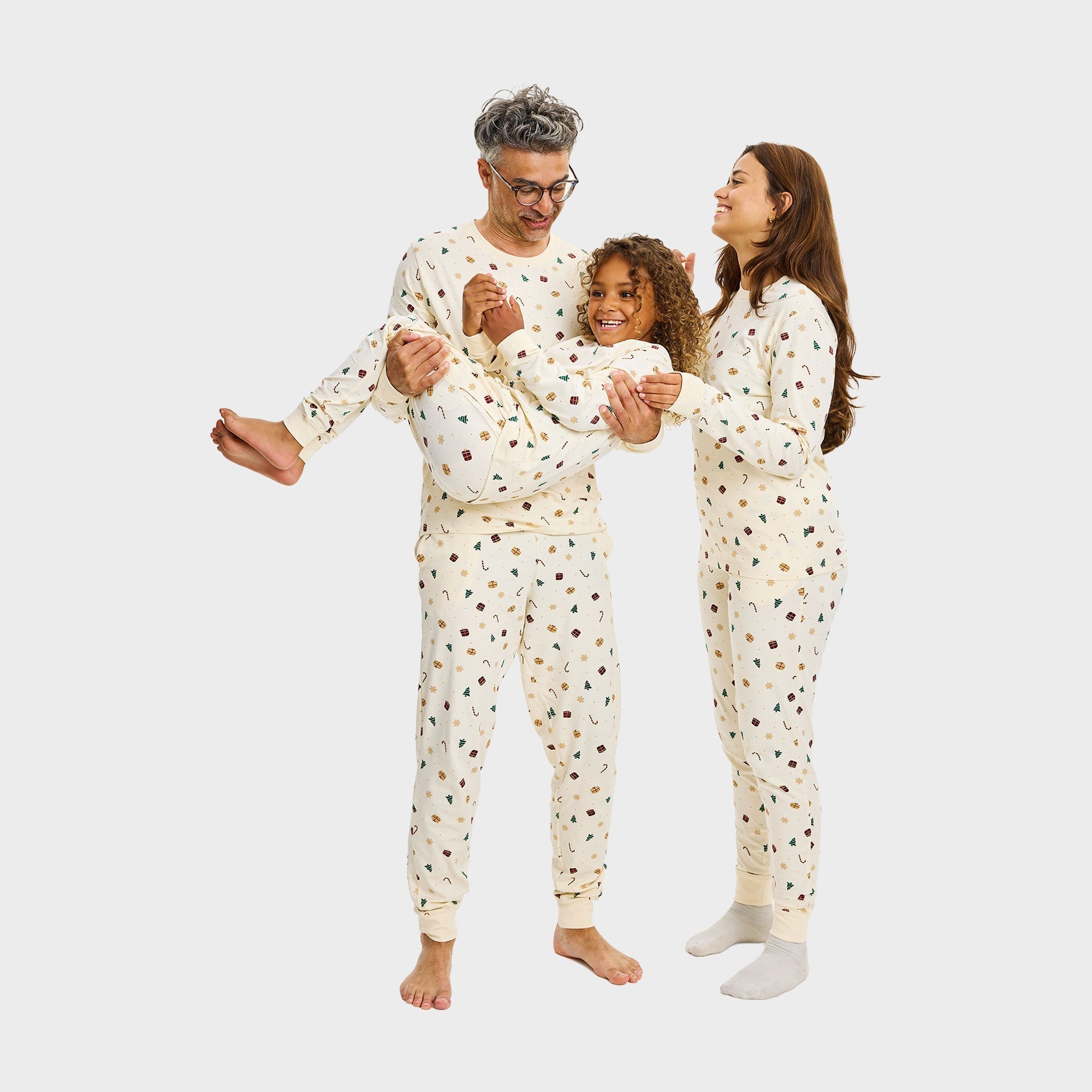 Kerstdroom pyjama beige – Heren