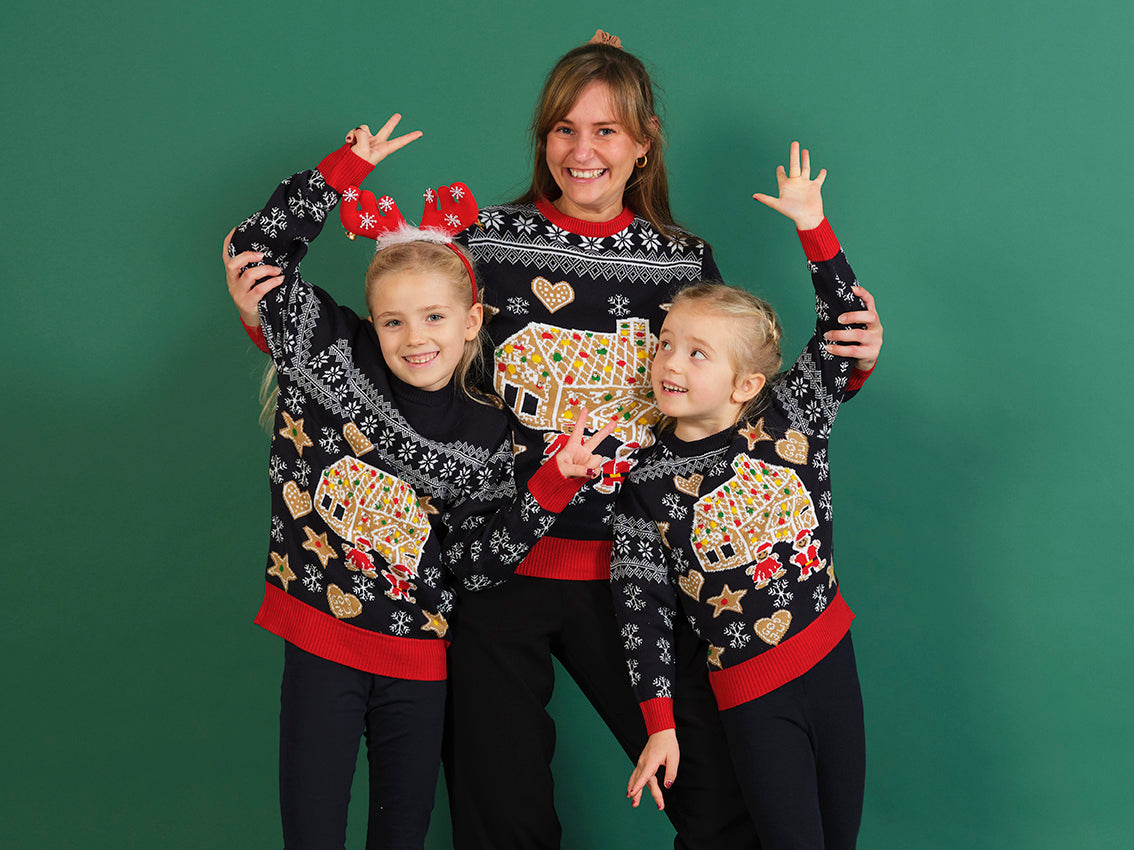 Gingerbread Christmas sweater - Children