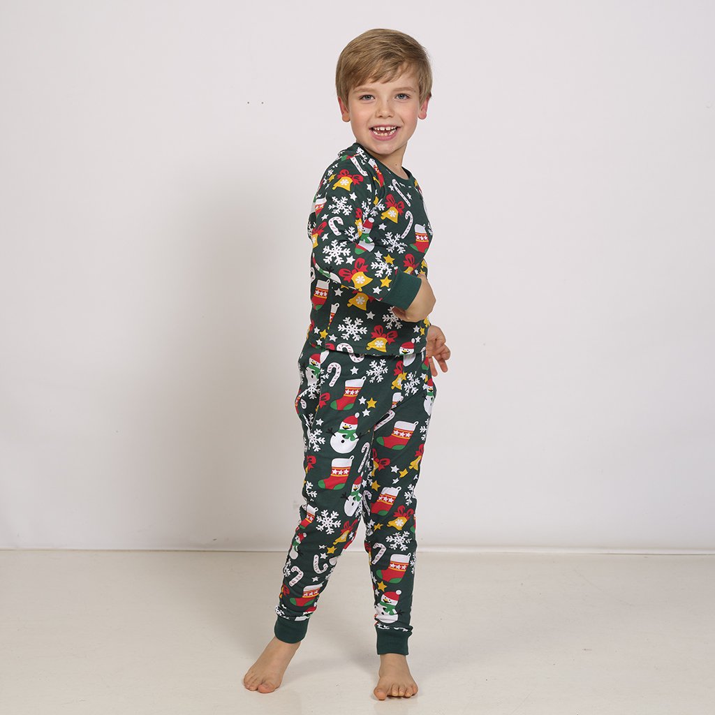 The cozy Christmas pajamas - children