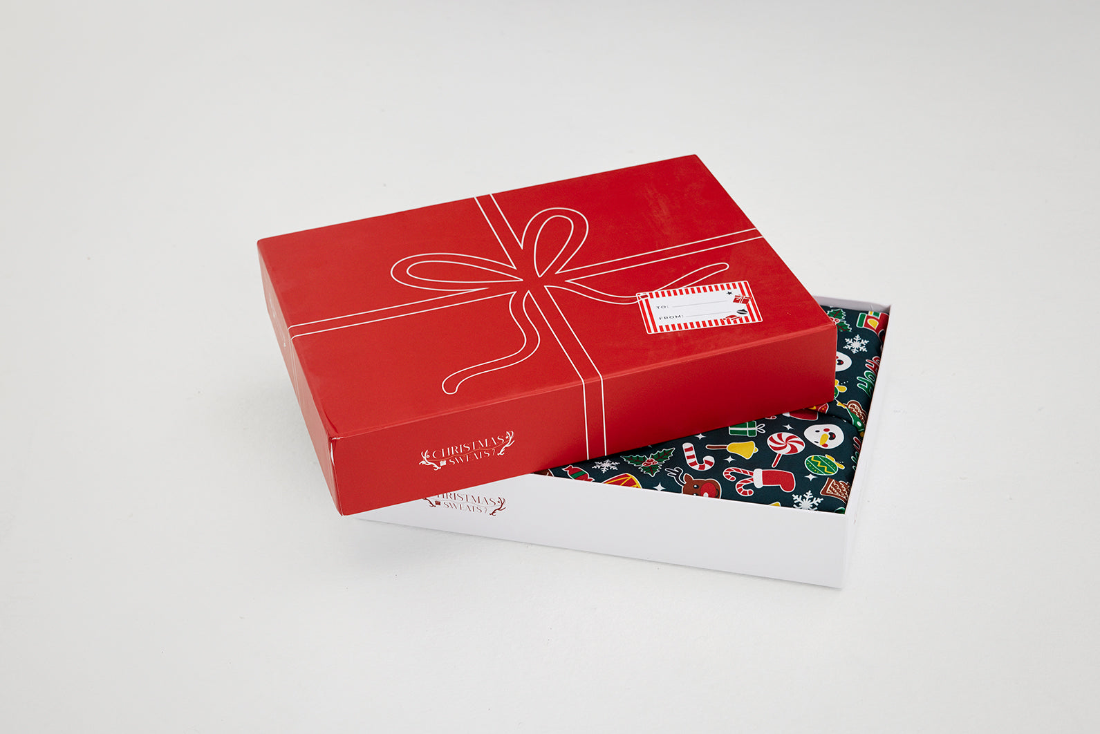 The awesome christmas suit red