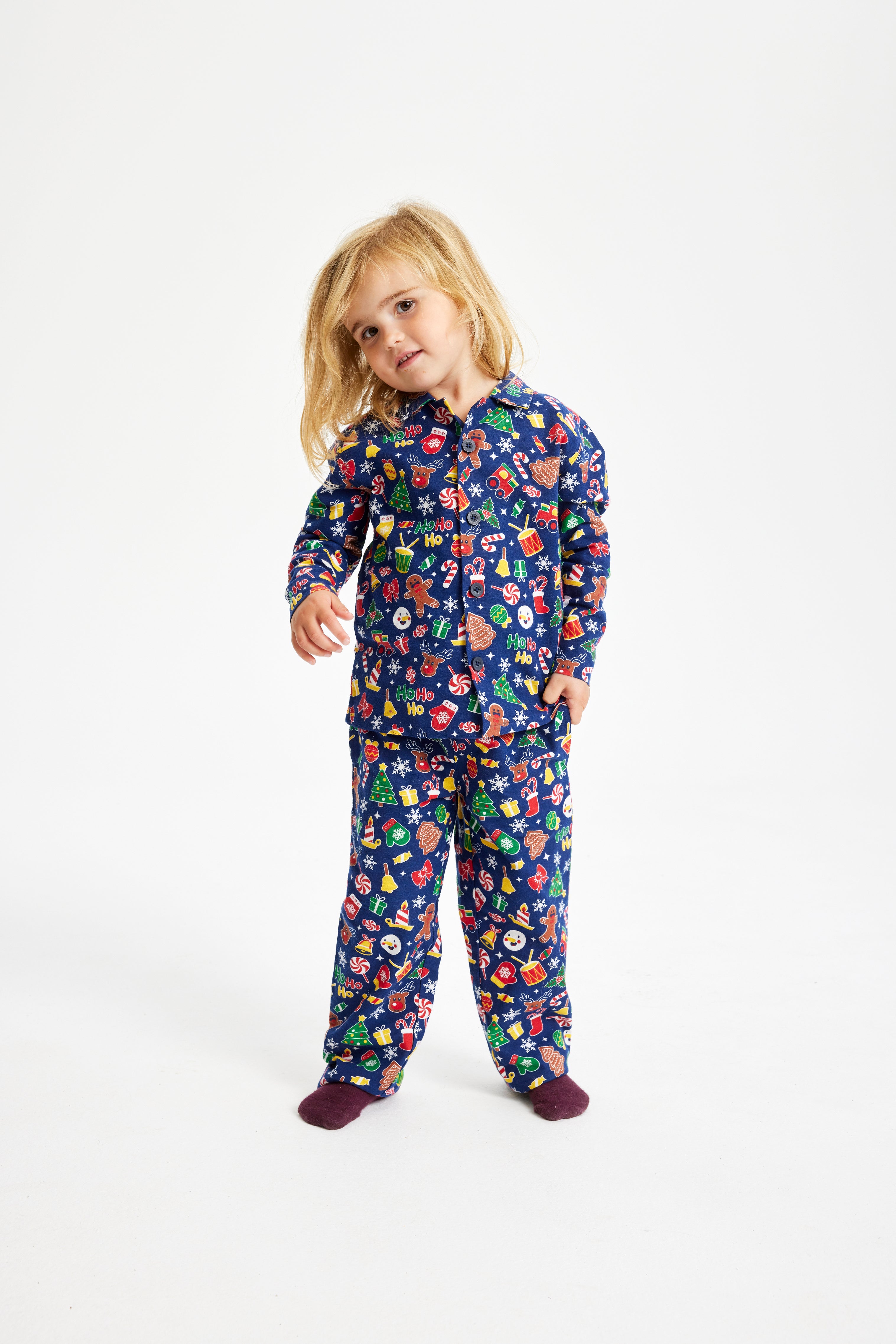 Crazy christmas Pajamas Flannel - children