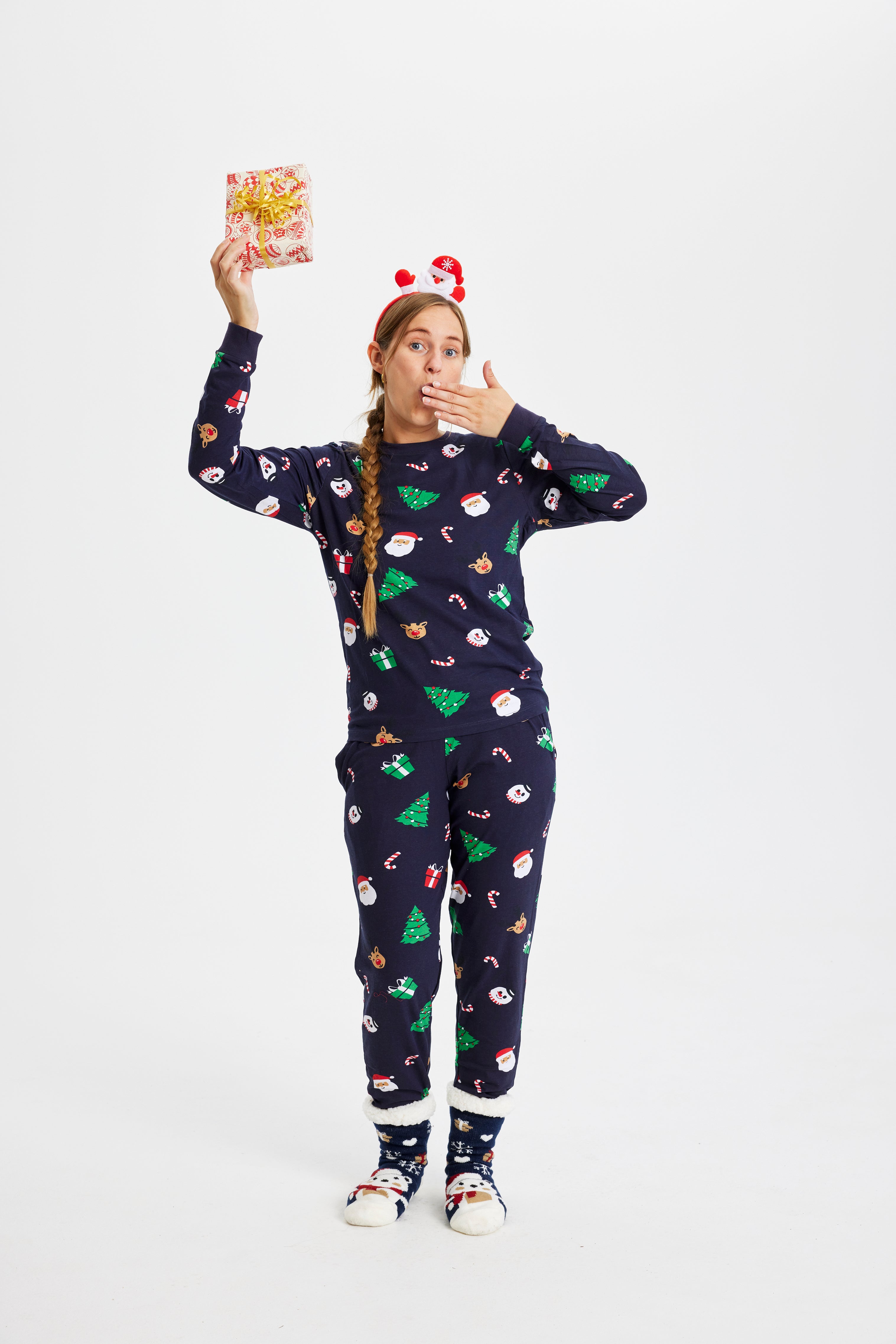 Nice christmas pyjamas navy - Women