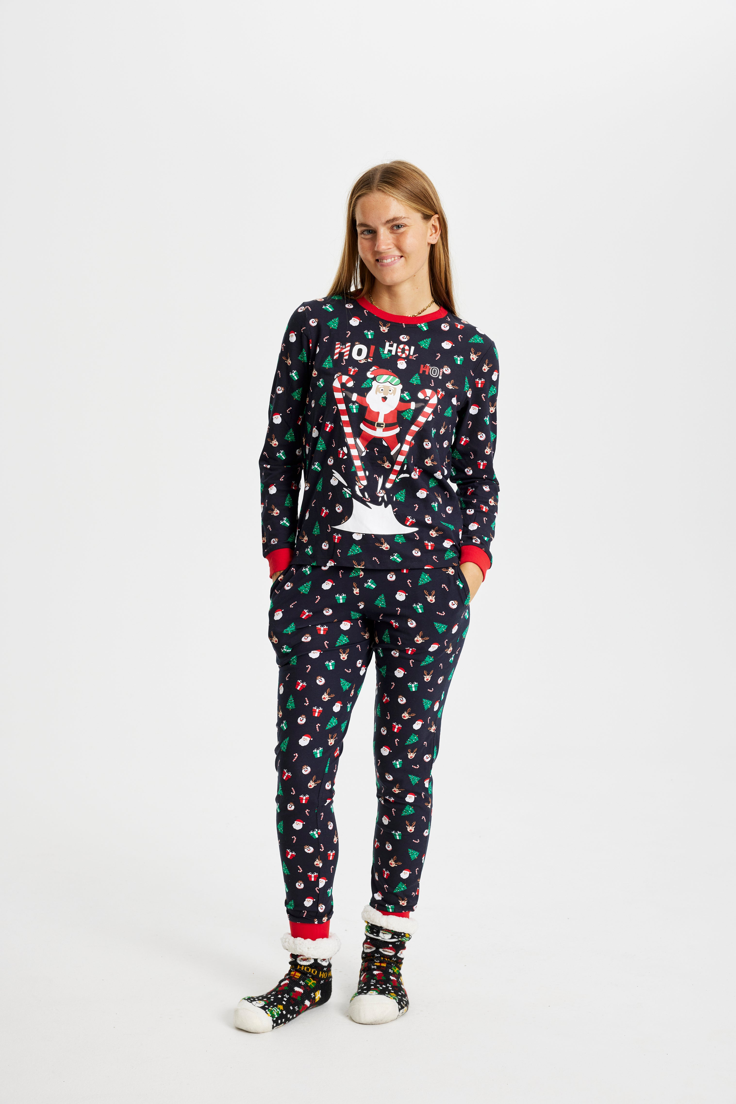 Flying Santa Pajamas - Women.
