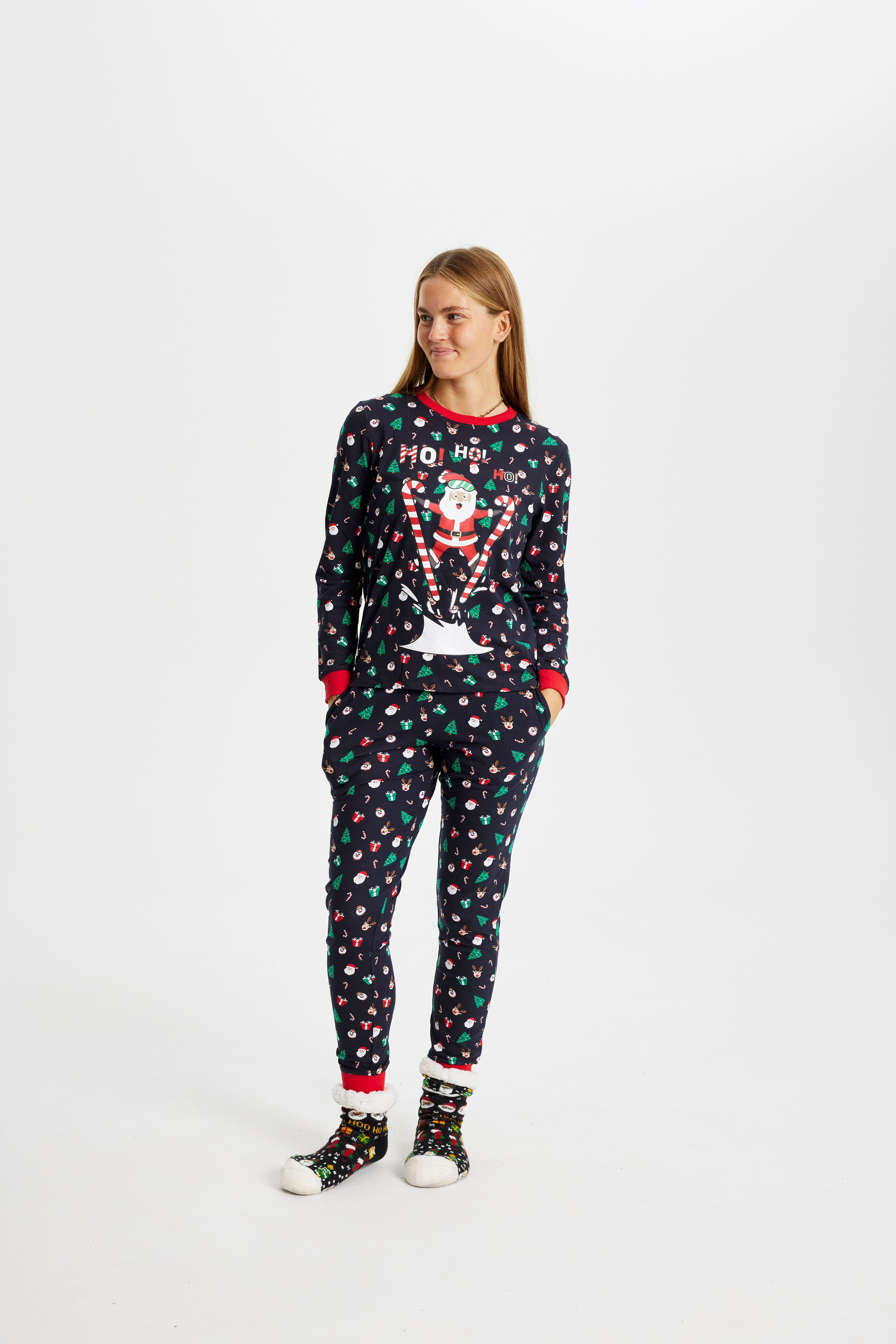 Flying Santa Pajamas - Women.