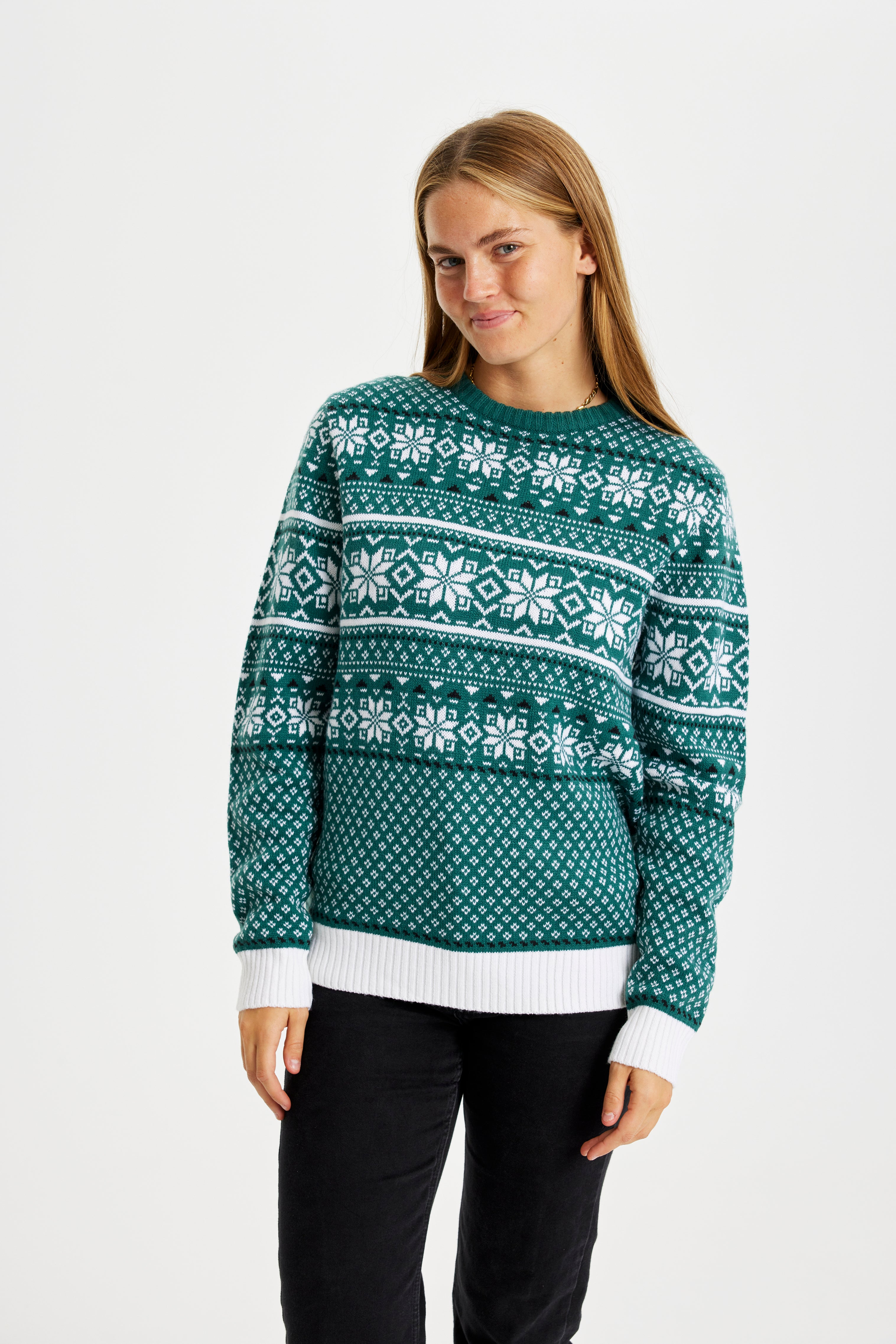 Traditional Sweater Green - Women