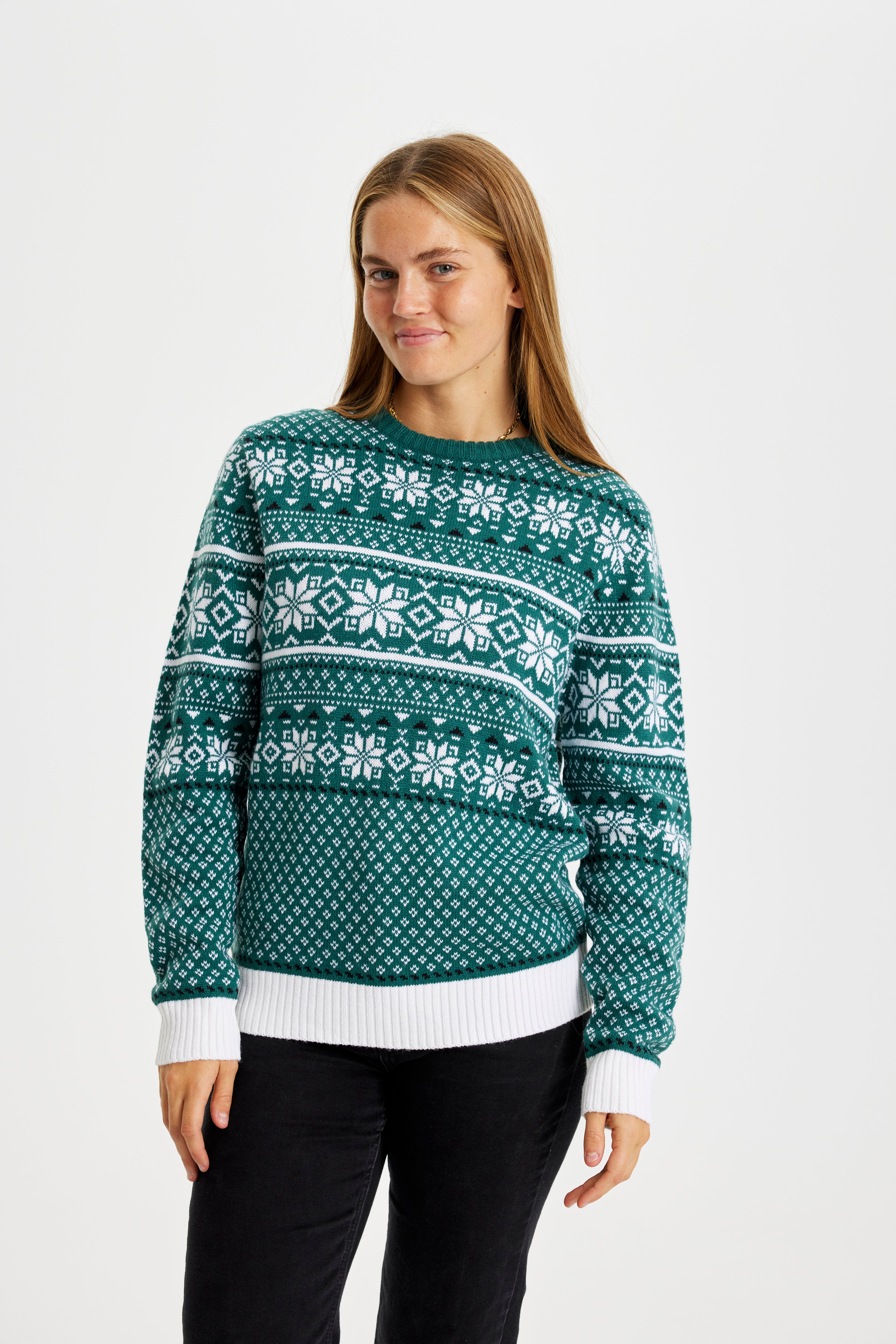 Traditional Sweater Green - Women