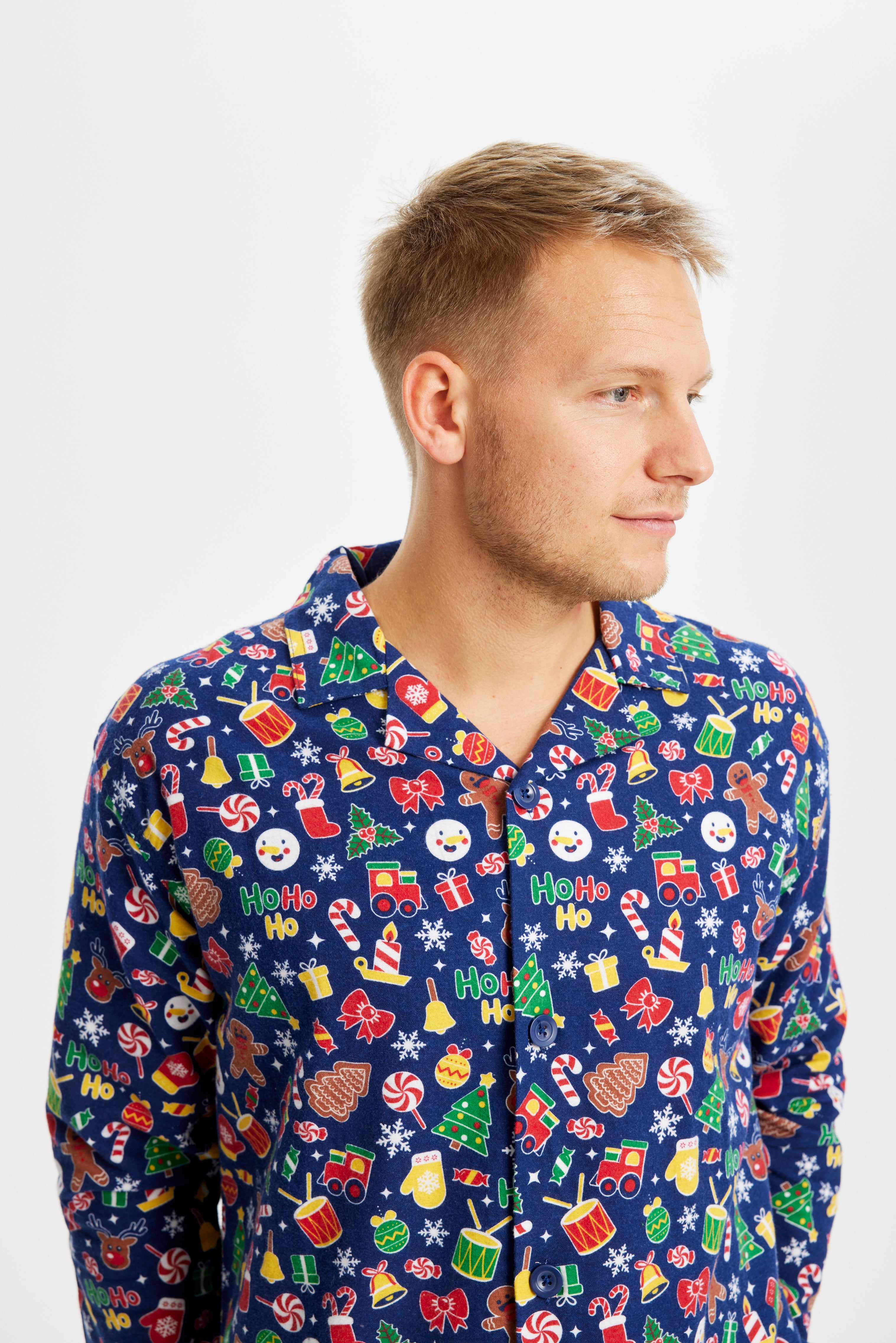 Crazy Christmas Pajamas Flannel - Men