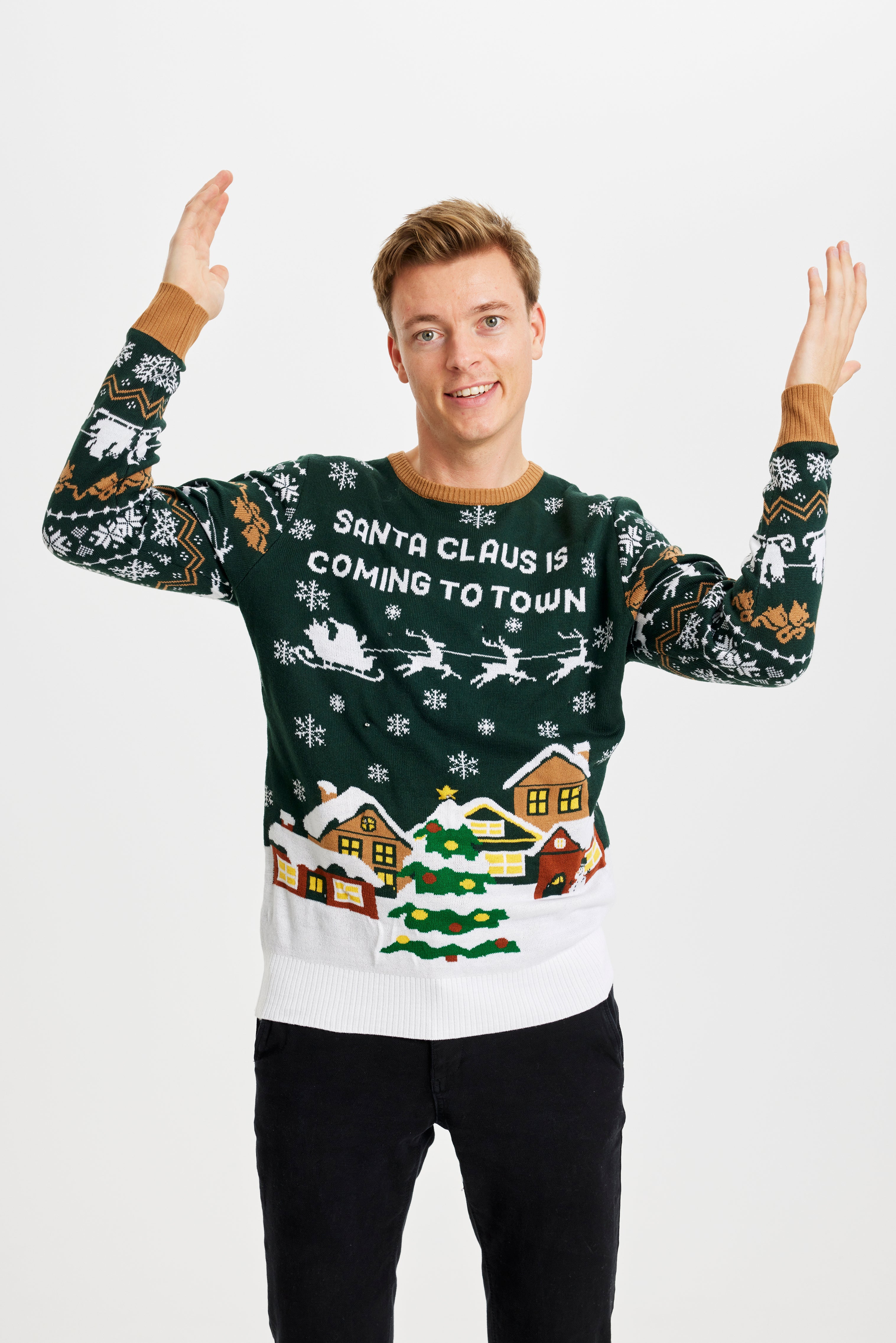 Christmas Tree Sweater LED - Men