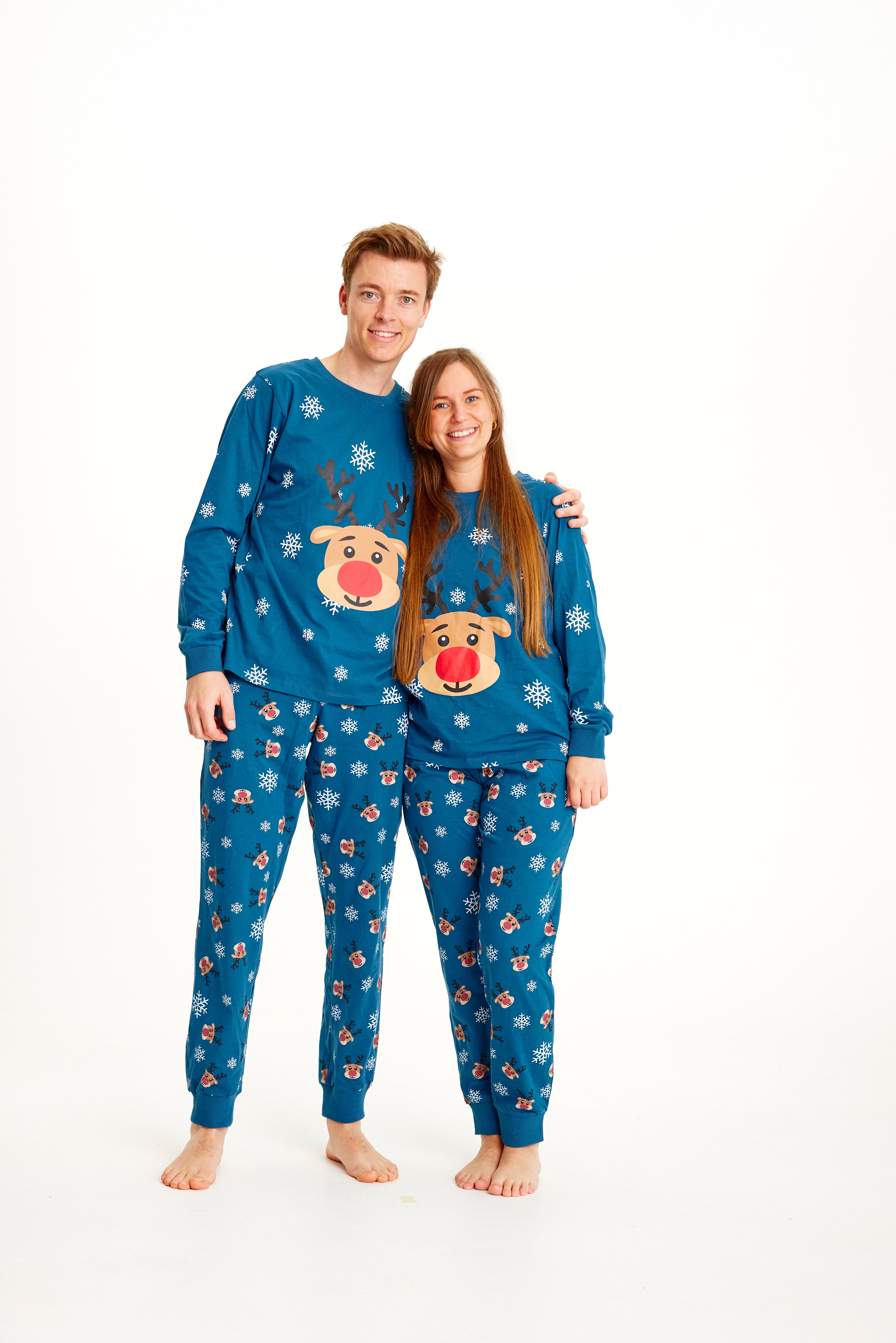 Rudolph's blue Pajamas - Men.