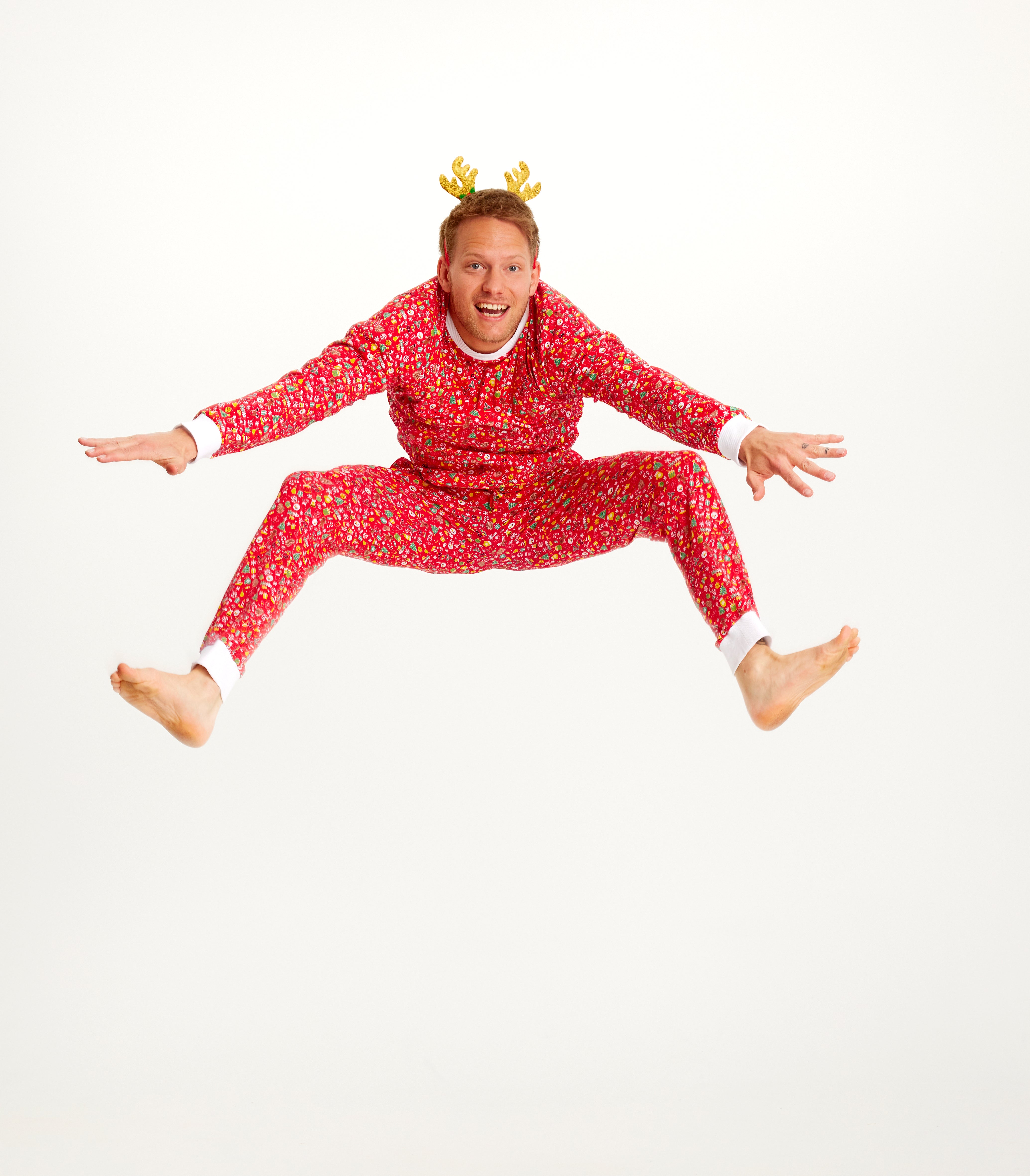 Crazy christmas Pajamas red - Men