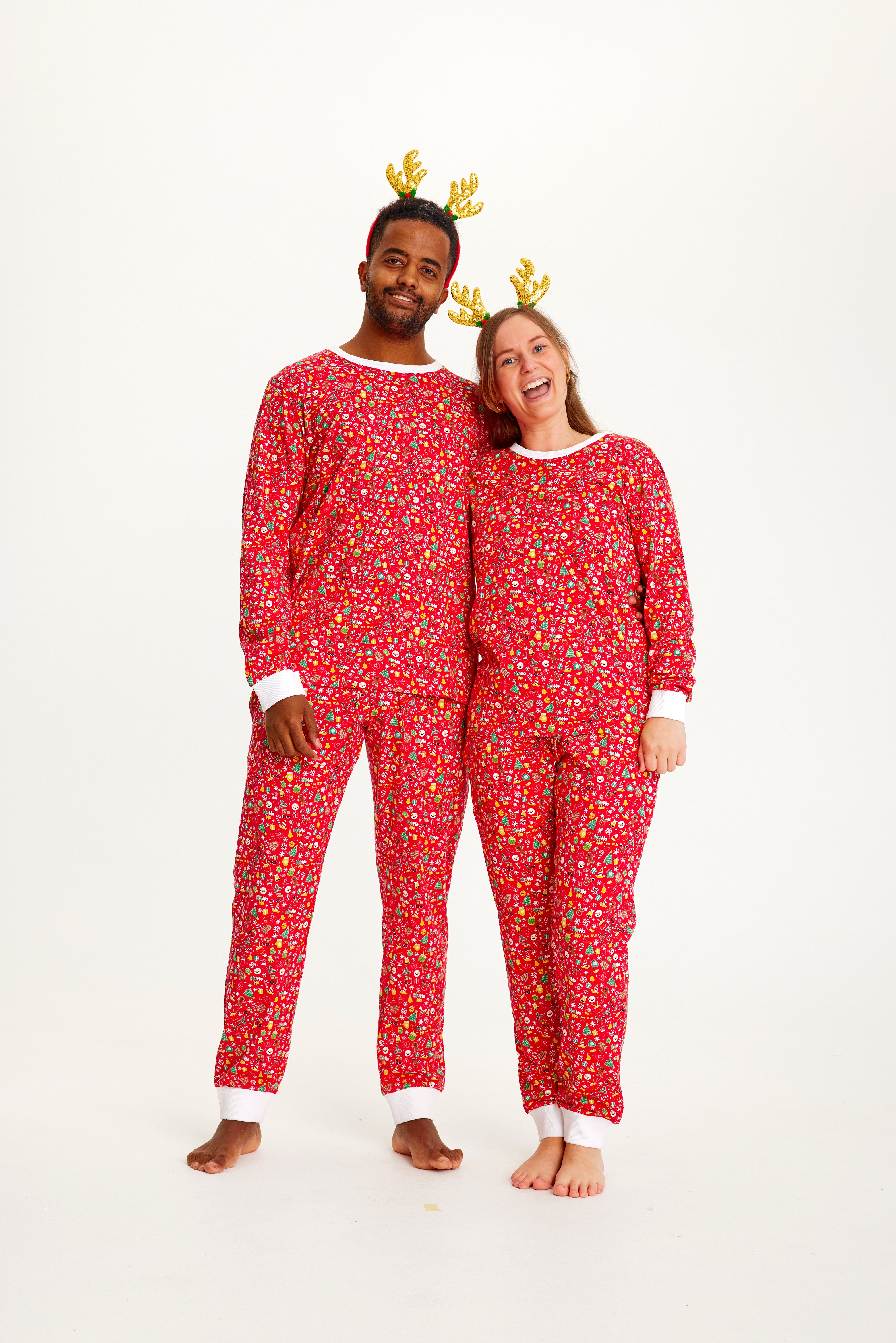Crazy christmas Pajamas red - Men