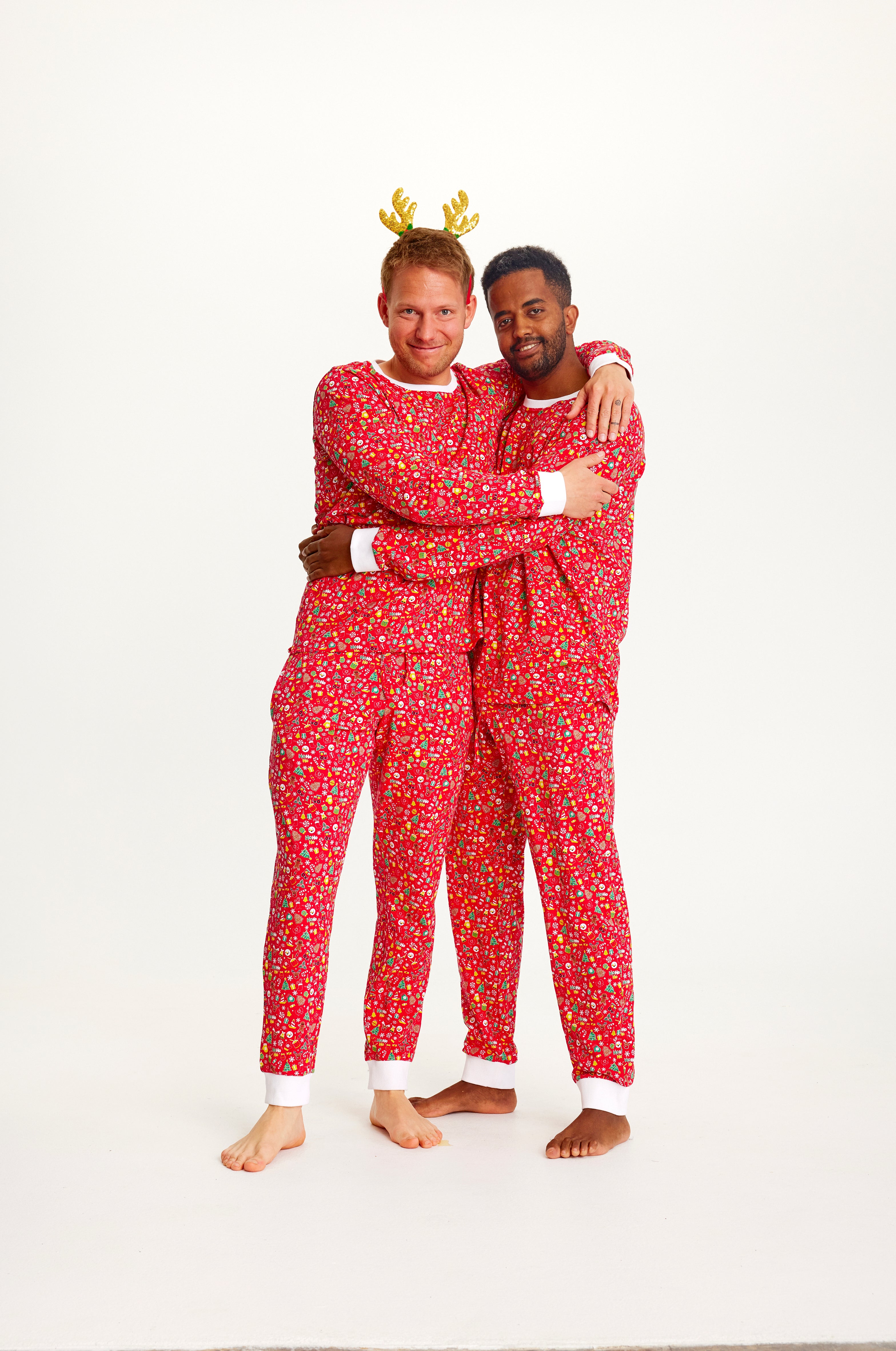 Crazy christmas Pajamas red - Men
