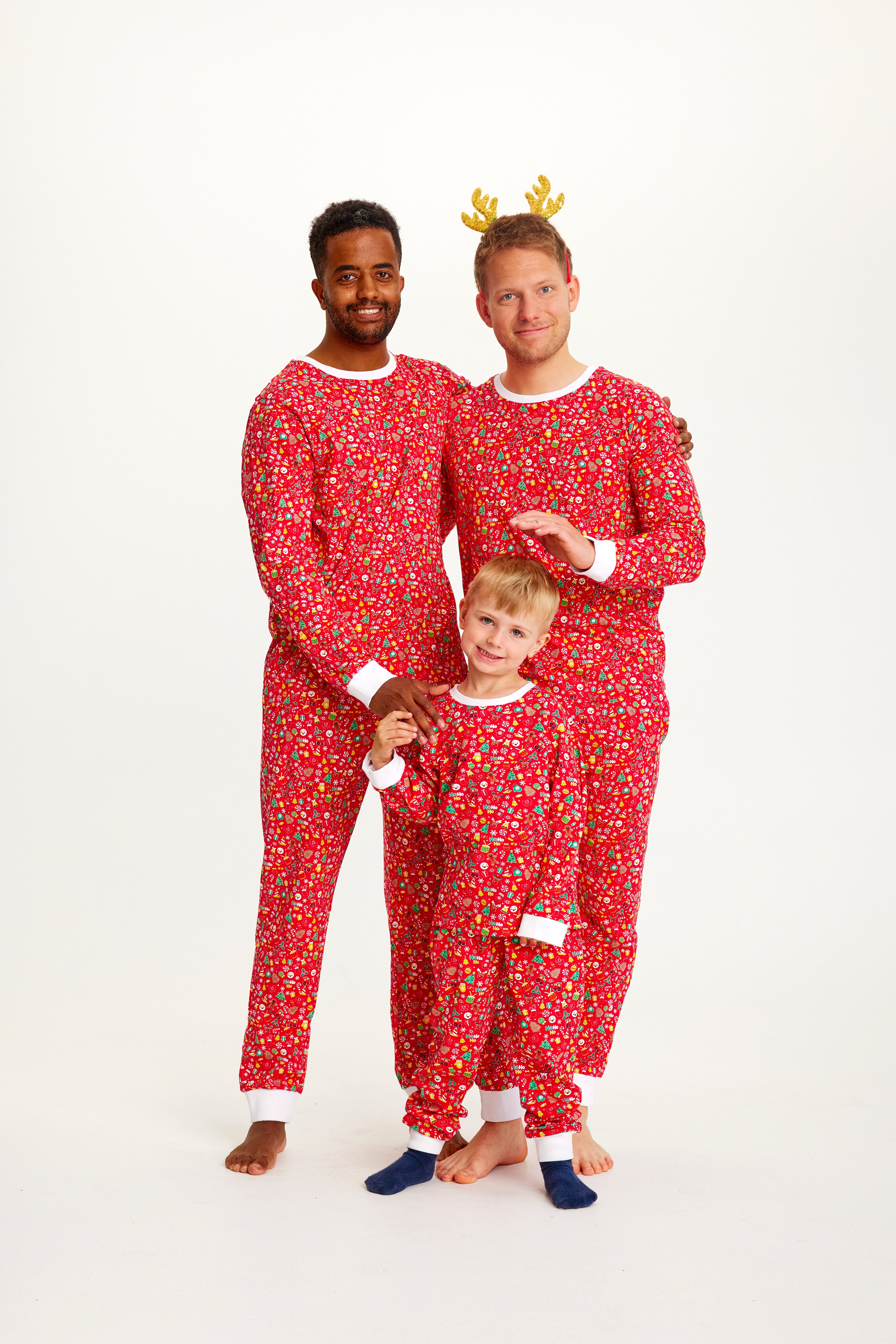 Crazy christmas Pajamas Red children