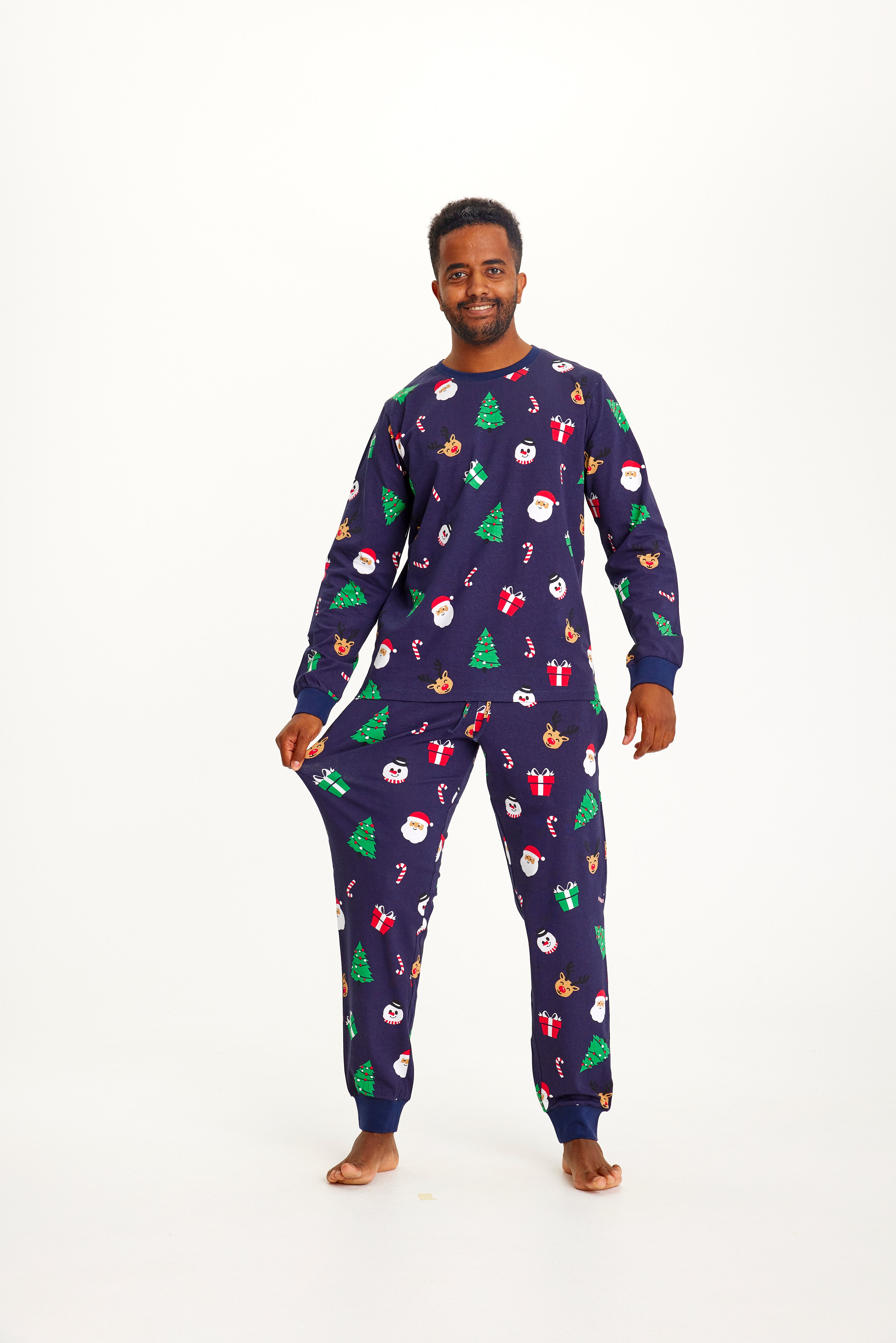 Nice christmas pyjamas navy - Men.