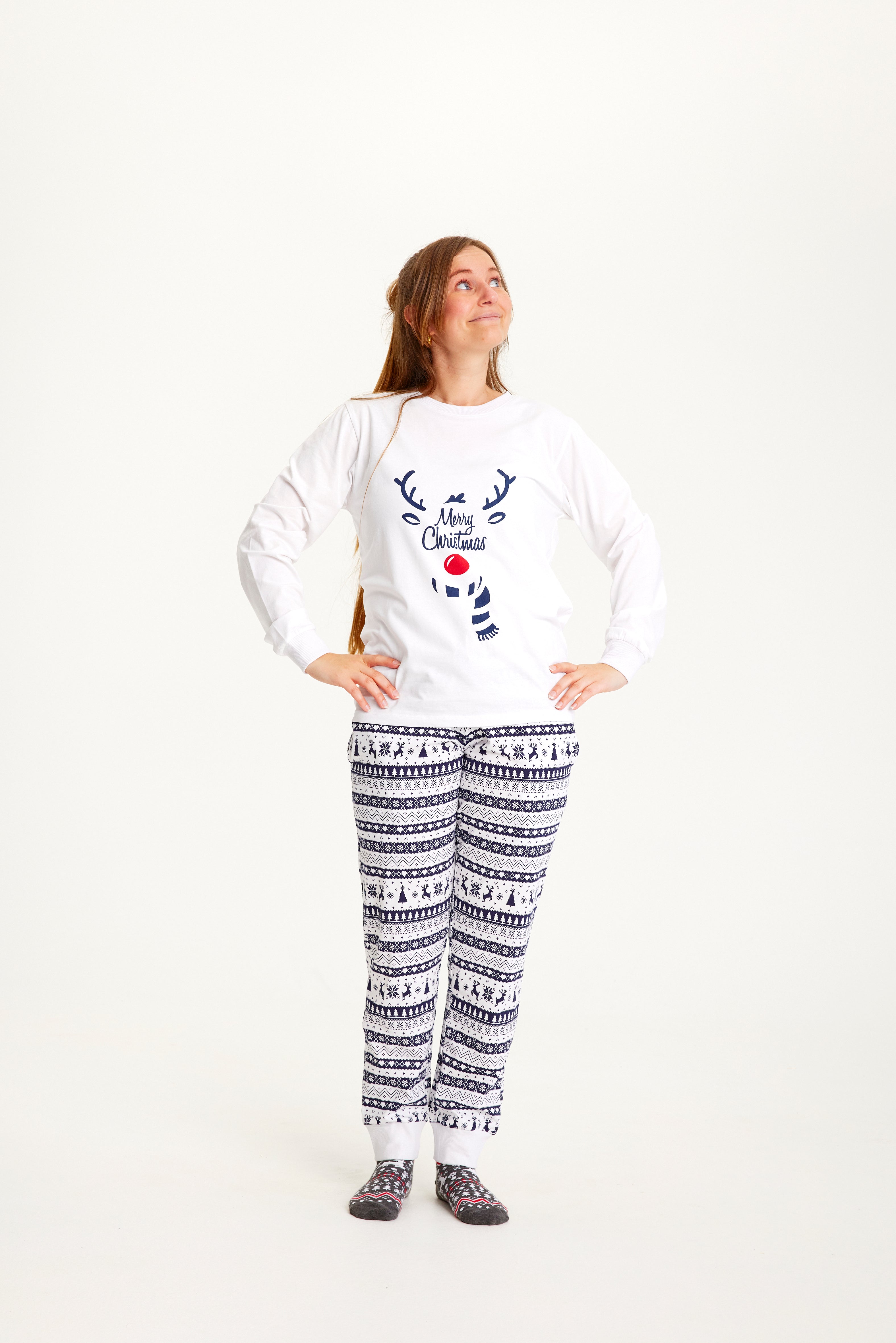Cute pajamas navy - Women.