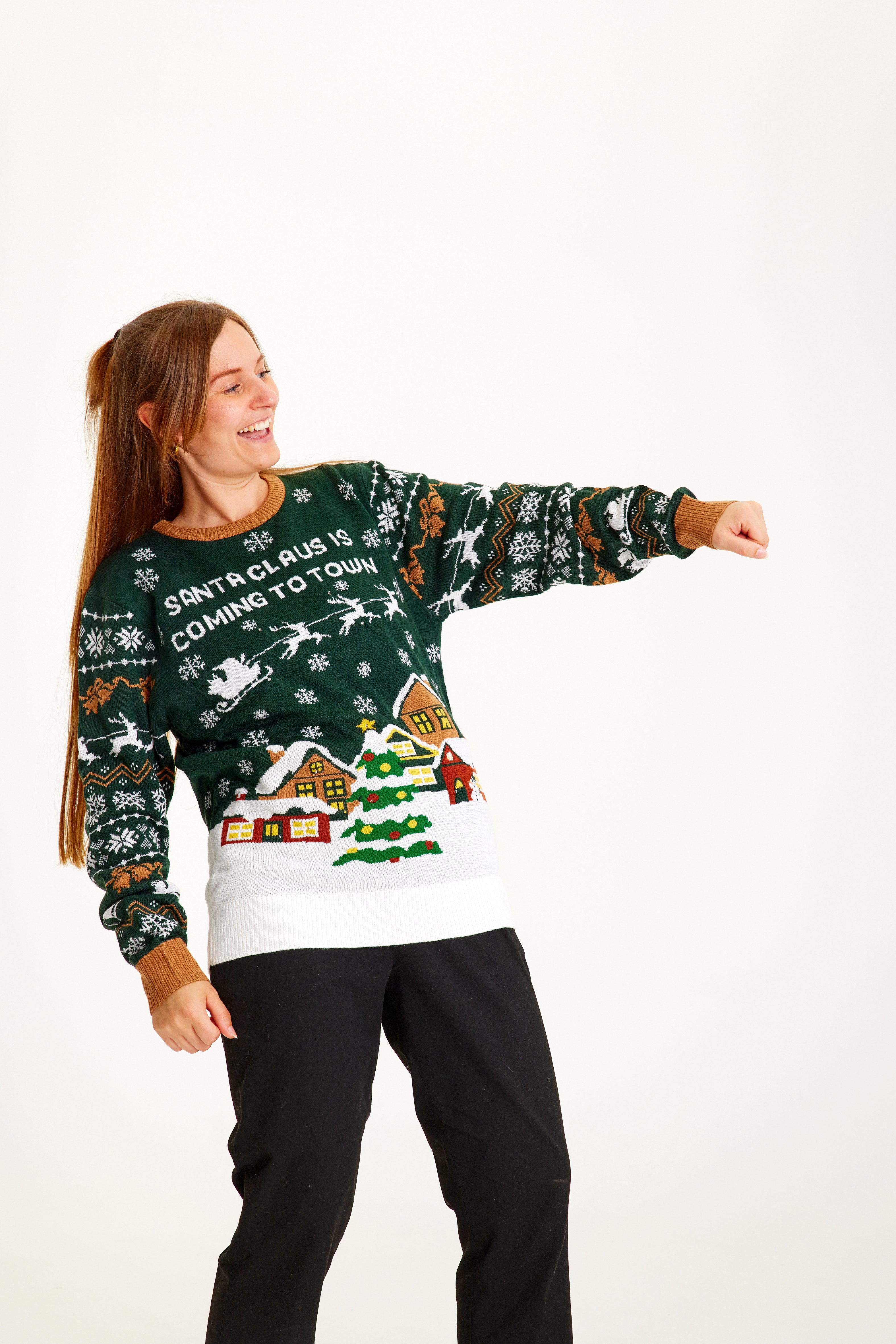 Christmas Tree Sweater LED - Women