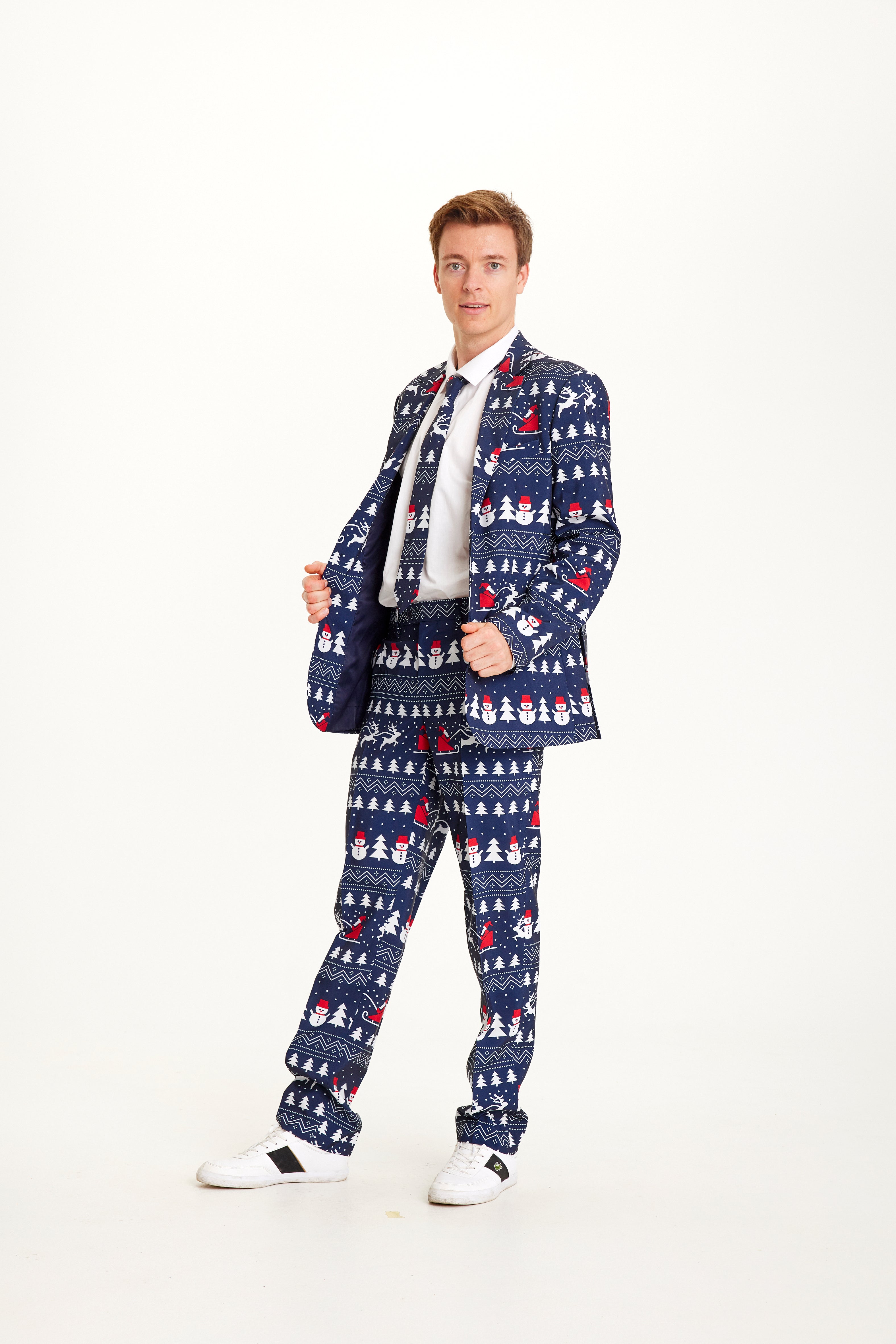 The awesome christmas suit navy