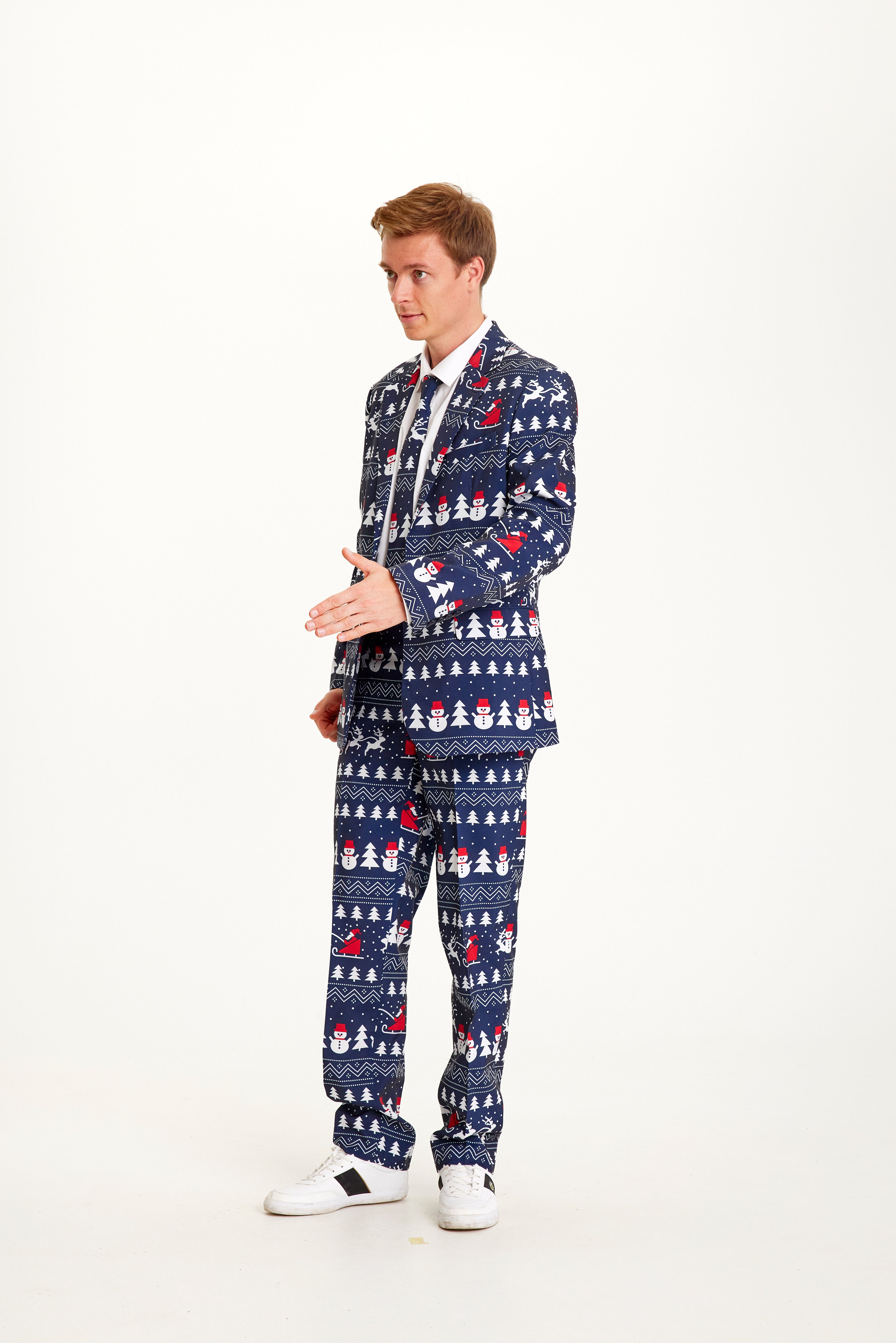 The awesome christmas suit navy